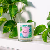 Caribbean Sunsent Scented Premium 10 oz Candle and Jewelry