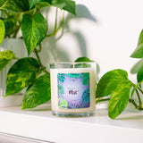 Moonlit Mist Scented Premium 10 oz Candle and Jewelry