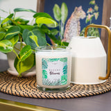 Bahama Blooms Scented Premium 10 oz Candle and Jewelry