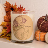 Spiced Pear Scented Premium Candle and Jewelry