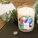 Bamboo Scented Premium Candle and Jewelry