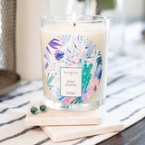 Pink Guava Scented Premium Candle and Jewelry