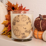 Pumpkin Swirl Scented Premium Candle and Jewelry