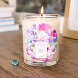 Sheer Lilac Scented Premium Candle and Jewelry