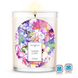 Sheer Lilac Scented Premium Candle and Jewelry