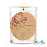 Spiced Pear Scented Premium Candle and Jewelry