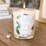 White Gardenia Scented Premium Candle and Jewelry