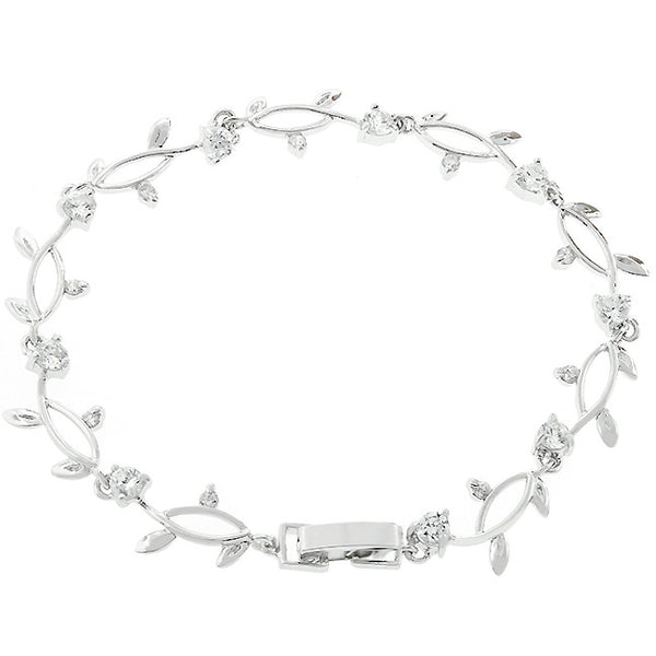 Nathan's Vine Cubic Zirconia Bracelet