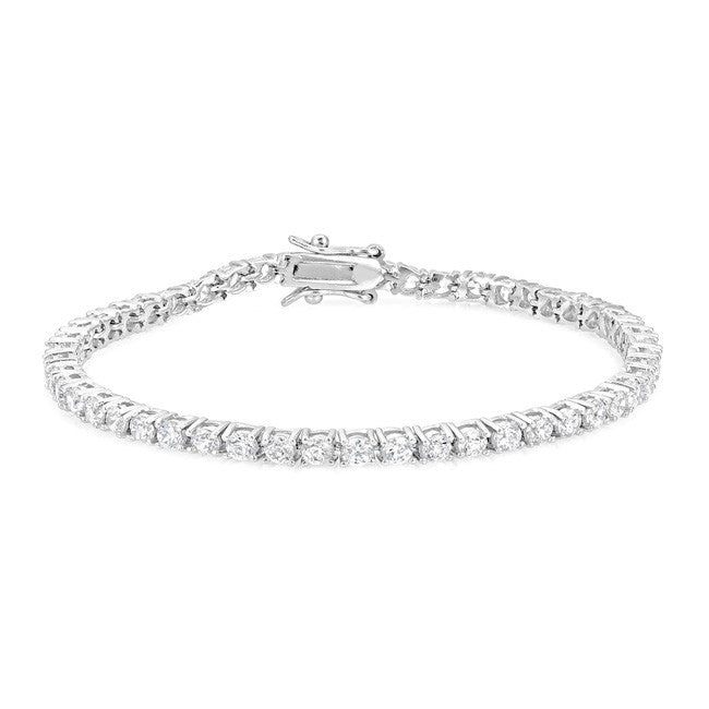 Round Cubic Zirconia Classic Tennis Bracelet