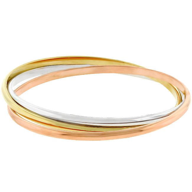 Tri-Hoop Bangle