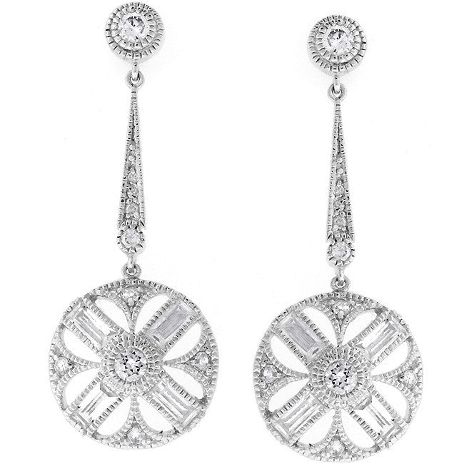 Cubic Zirconia Zodiac Earrings