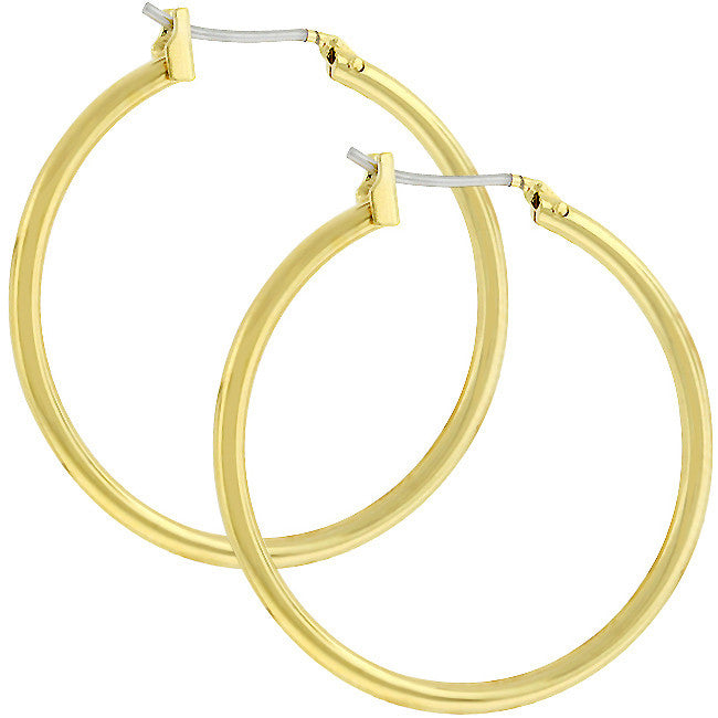 Golden Hoop Earrings