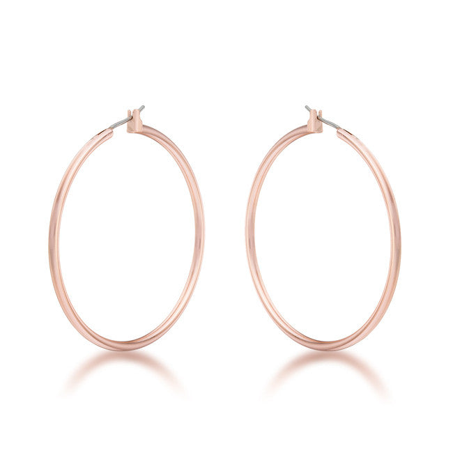 45mm Rosegold Hoop Earrings