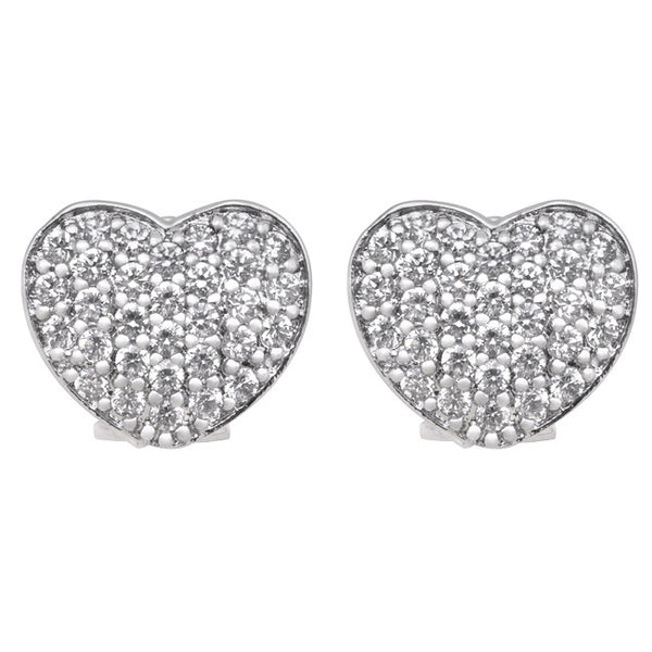 Large Cubic Zirconia Heart