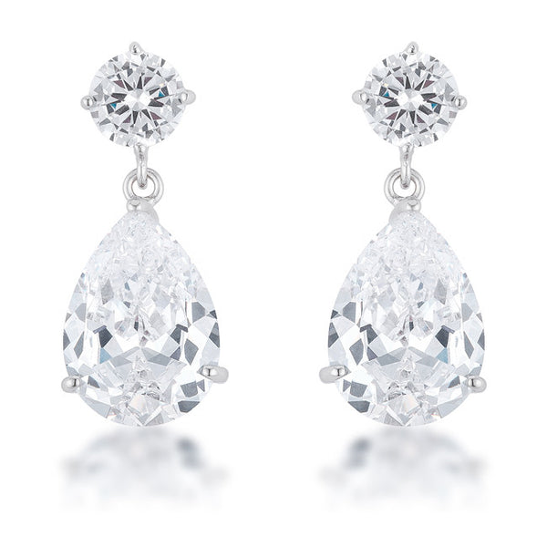 Shimmering CZ Earrings