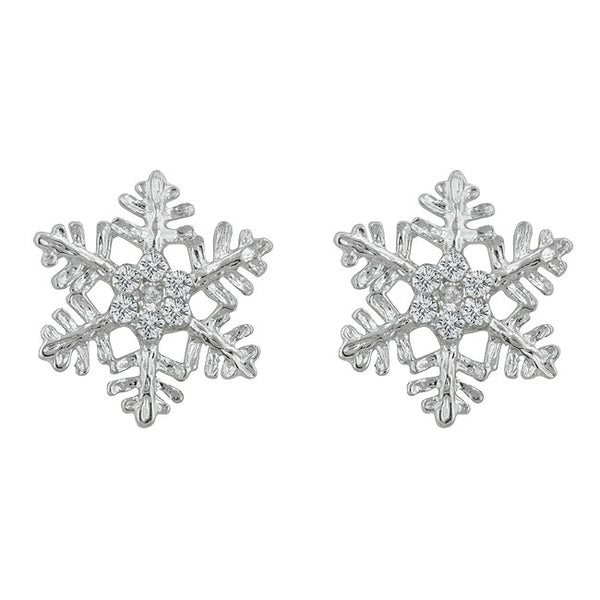 Snowflake Stud Earrings