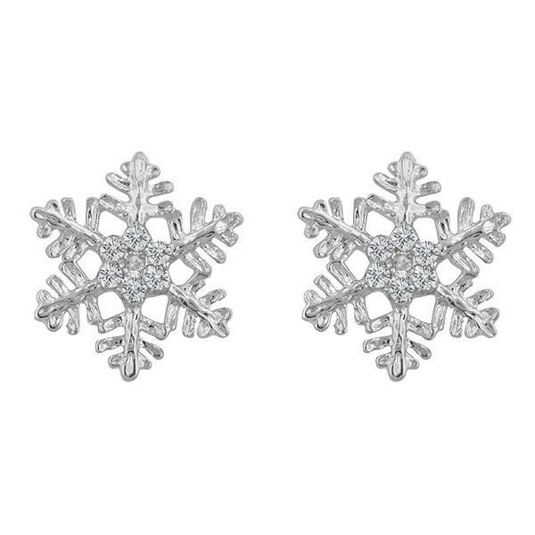 Snowflake Stud Earrings