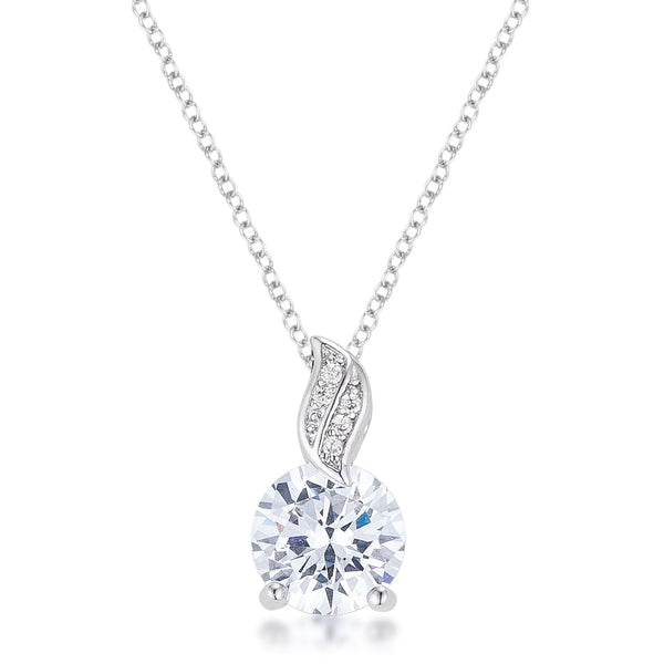 8mm Cubic Zirconia Fashion Pendant