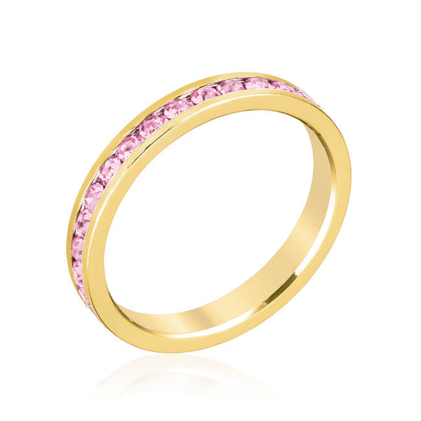 Stylish Stackables Pink Gold Ring