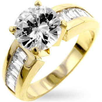 Antoinette Golden Engagement Ring