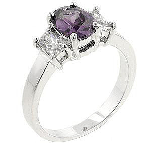 Lilac Engagement Ring