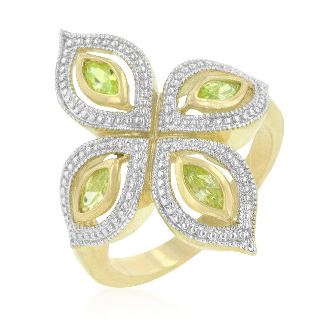 Apple Green Luxe Ring