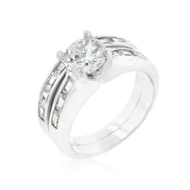 Silvertone Stackable Ring Set