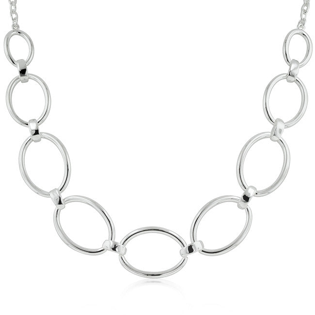 Contemporary Oval Link Necklace