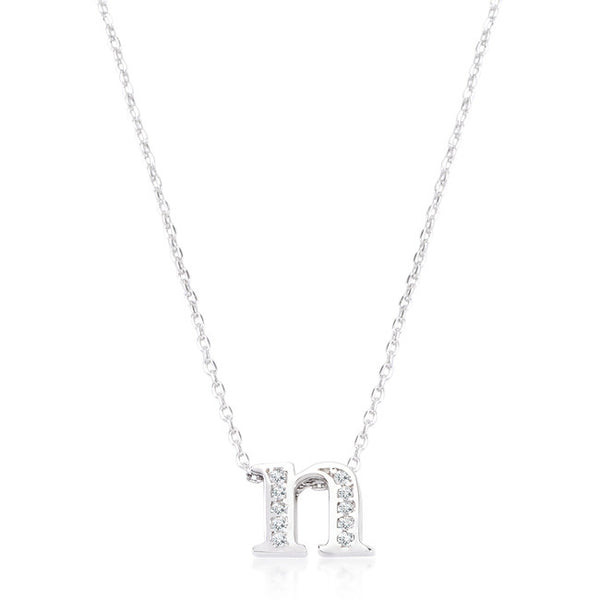 Pave Initial N Pendant
