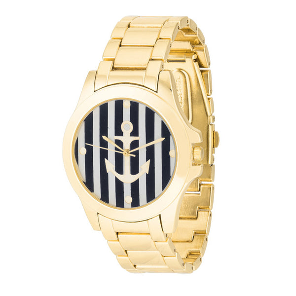 Nautical Gold Watch