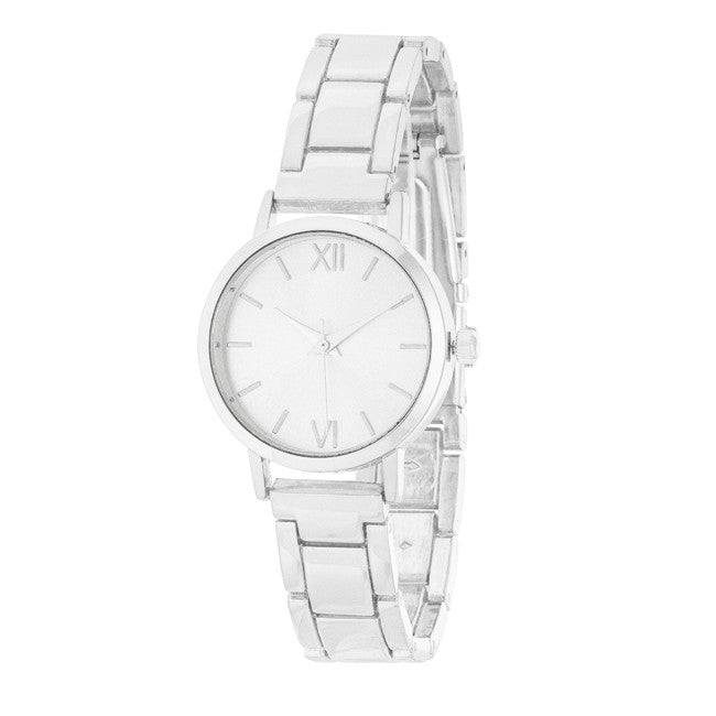 Kristiana Silver Ladylike Metal Watch