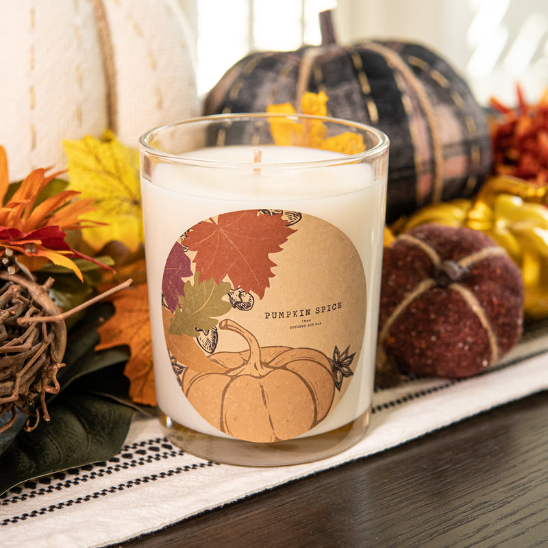 Pumpkin Spice Scented Premium Candle and Jewelry